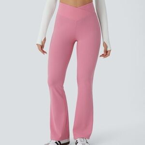Halara flare crisscross leggings
